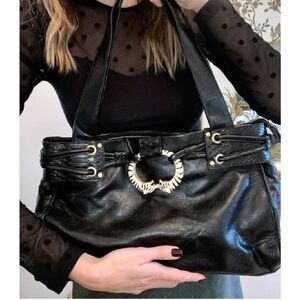 NWT Rare Kenneth Jay Lane Snow Tiger Purse Artemus Satchel Bag